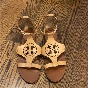 Tory Burch tan leather sandals